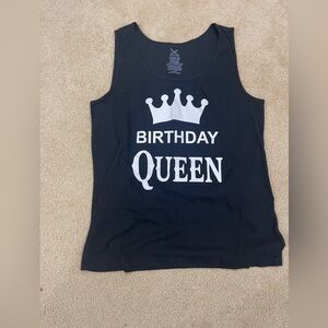 Black 40th Birthday tank